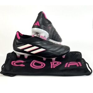 Adidas Copa Pure+ FG Soccer Cleats Black Pink HQ8895 Men's 5 =Women's 6